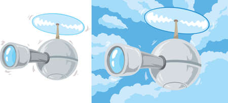 Cartoon Droneのイラスト素材