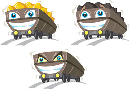 Railway wagonのイラスト素材