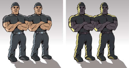 Tough Guyのイラスト素材