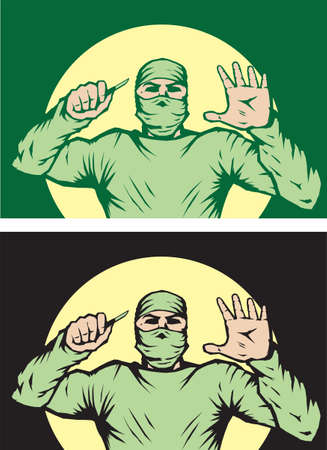 Stylized surgeon のイラスト素材