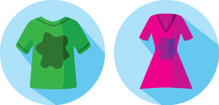 Stained clothes iconのイラスト素材