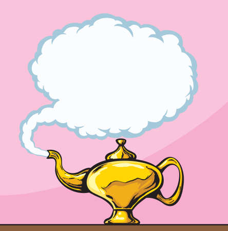 Magic Lamp のイラスト素材