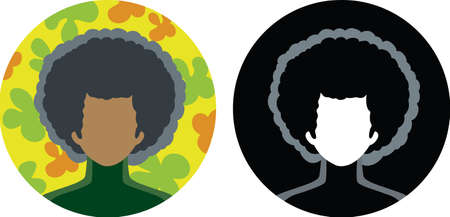 Afro-iconのイラスト素材