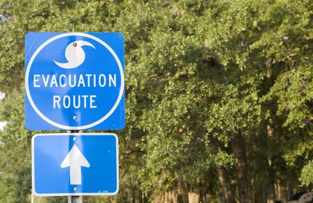 Hurricane Evacuation Route in the Southern United States.の写真素材