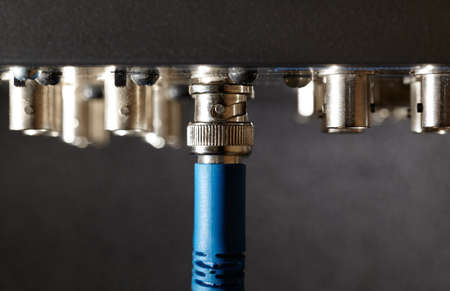 HD SDI-video cableの写真素材