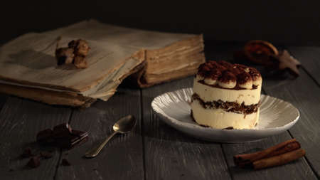 Classic Italian dessert Tiramisu