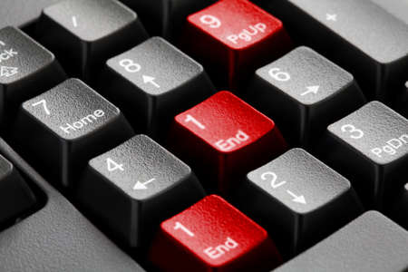 911 symbol on computer key board Macro の写真素材