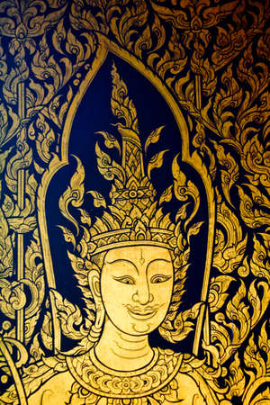 Traditional Thai painting of Ramayana epicのeditorial素材