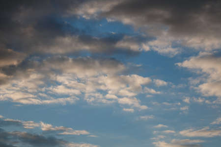 Dramtic, blue and cloudy skiesの写真素材