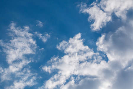 Dramtic, blue and cloudy skiesの写真素材