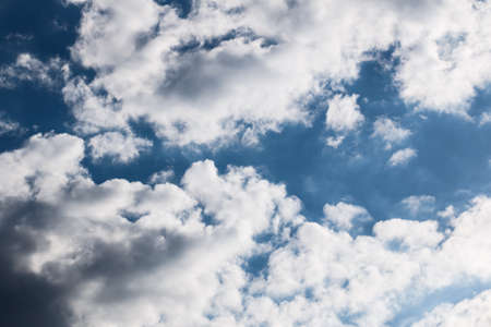 Dramtic, blue and cloudy skies