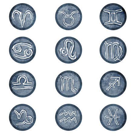 signs of the zodiacの写真素材