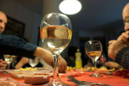 Family dinnerのeditorial素材