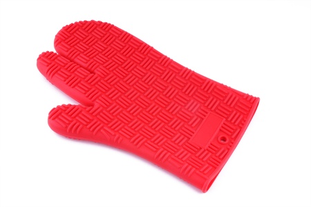 Kitchen glove isolated on white background の写真素材