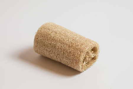 loofah isolated on white backgroundの写真素材