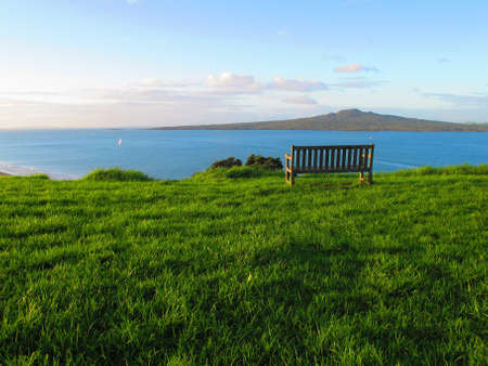 Bench at Devonportの写真素材