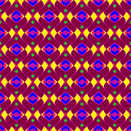 Abstract geometric colorful seamless pattern for background.のイラスト素材