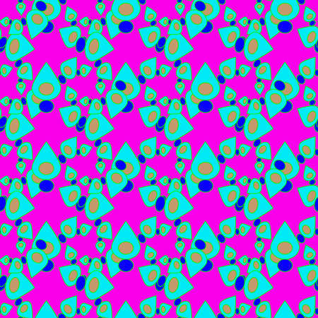 Abstract geometric colorful seamless pattern for background.のイラスト素材