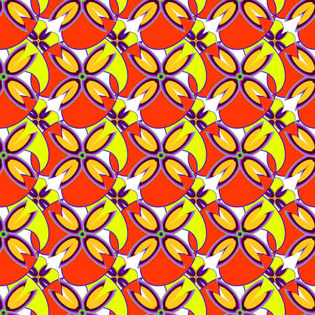 Abstract geometric colorful seamless pattern for background.のイラスト素材