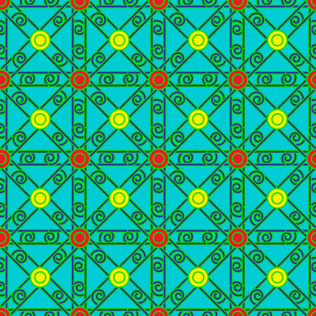 Abstract geometric colorful seamless pattern for background.のイラスト素材