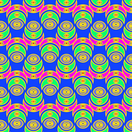 Abstract geometric colorful seamless pattern for background.のイラスト素材