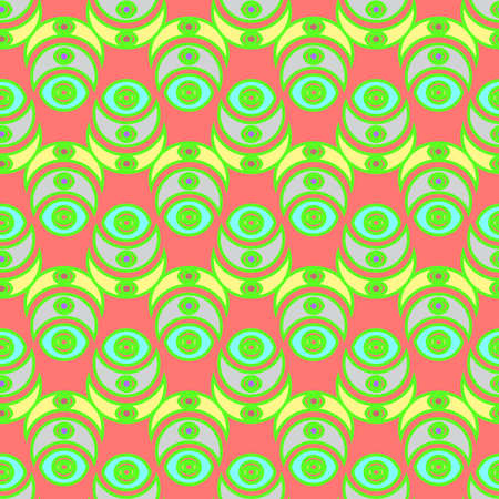 Abstract geometric colorful seamless pattern for background.のイラスト素材