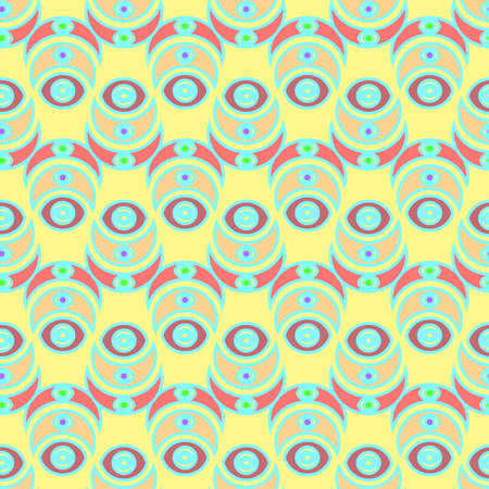 Abstract geometric colorful seamless pattern for background.のイラスト素材
