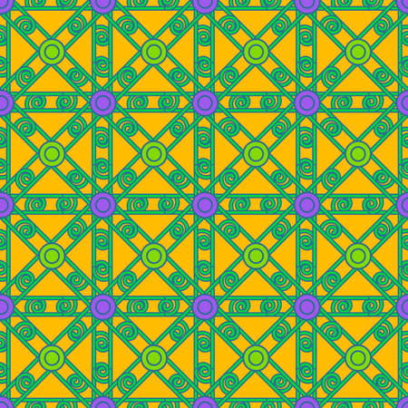 Abstract geometric colorful seamless pattern for background.のイラスト素材