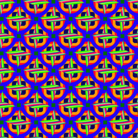 Abstract geometric colorful seamless pattern for backgroundのイラスト素材