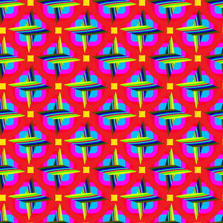 Abstract geometric colorful seamless pattern for background.のイラスト素材