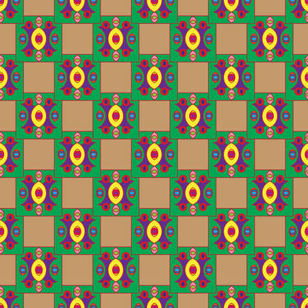 Abstract geometric colorful seamless pattern for background.のイラスト素材