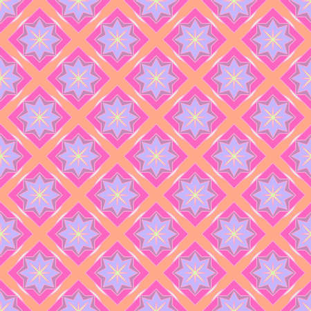 Multicolored geometric traditional new seamless pattern for backgroundのイラスト素材