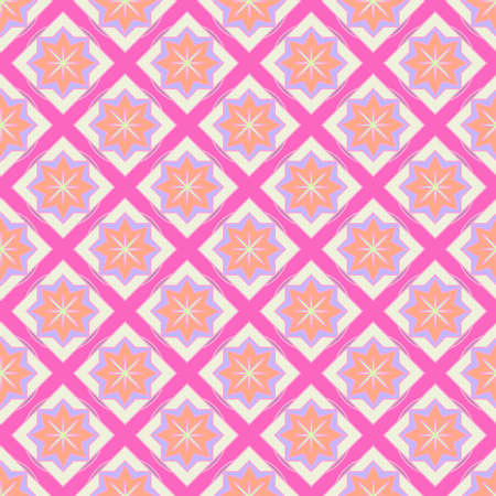 Multicolored geometric traditional new seamless pattern for backgroundのイラスト素材