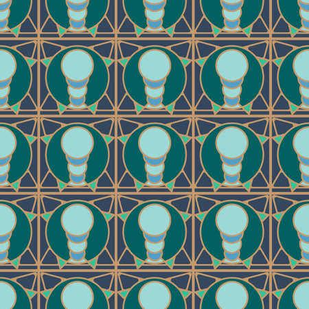 Multicolored geometric traditional new seamless pattern for backgroundのイラスト素材