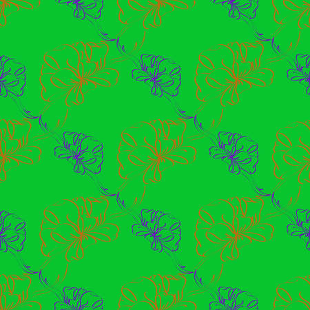 Multicolor bow and ribbon bright seamless pattern.のイラスト素材
