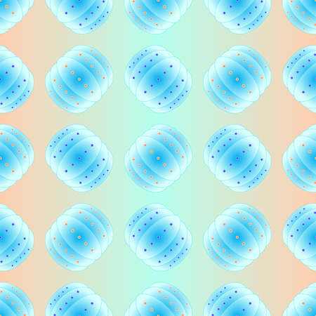 Bubble bump football equipment the seamless pattern.のイラスト素材