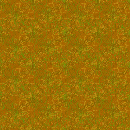 Colorful seamless pattern of twisted threads and lines.のイラスト素材