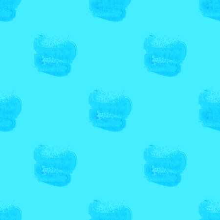 Watercolor abstract blot in the form of clouds seamless pattern.のイラスト素材