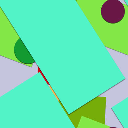 Flat material design - Creative vector trend seamless.