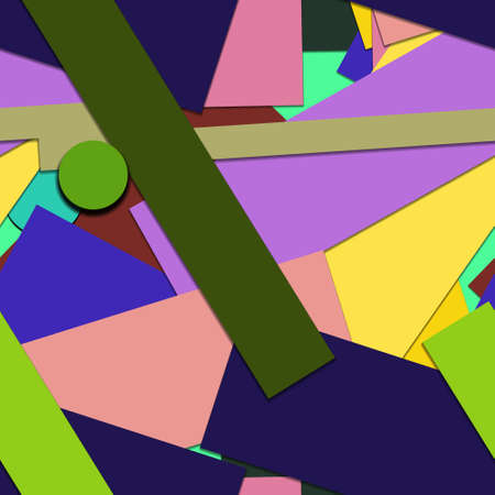 Flat material design - Creative vector trend seamless.のイラスト素材