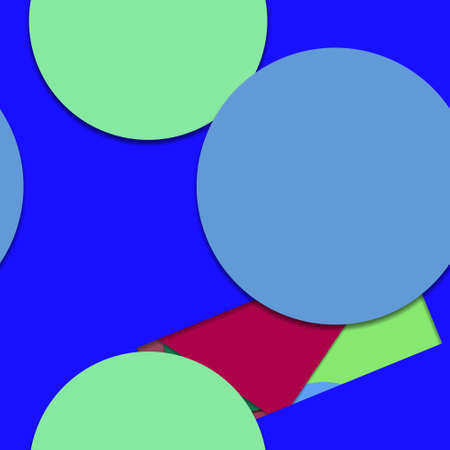 Flat material design - Creative vector trend seamless.のイラスト素材