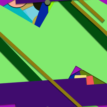 Flat material design - Creative vector trend seamless.のイラスト素材