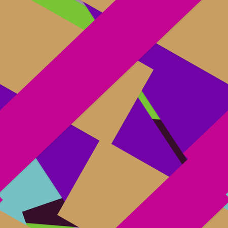 Flat material design - Creative vector trend seamless.のイラスト素材