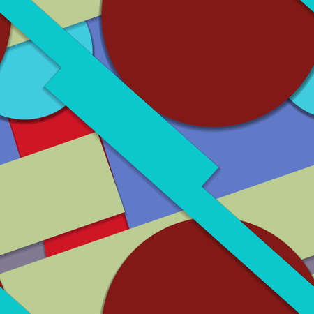 Flat material design - Creative vector trend seamless.のイラスト素材