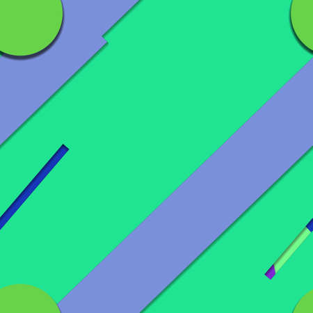 Flat material design - Creative vector trend seamless.のイラスト素材