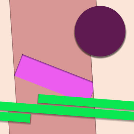 Flat material design - Creative vector trend seamless.のイラスト素材