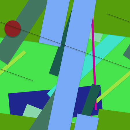 Flat material design - Creative vector trend seamless.のイラスト素材
