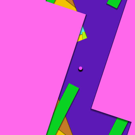 Flat material design - Creative vector trend seamless.のイラスト素材