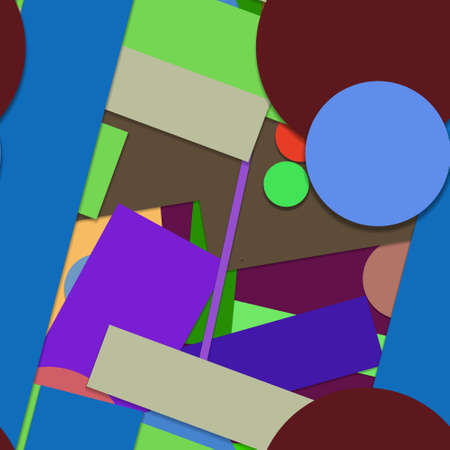 Flat material design - Creative vector trend seamless.のイラスト素材