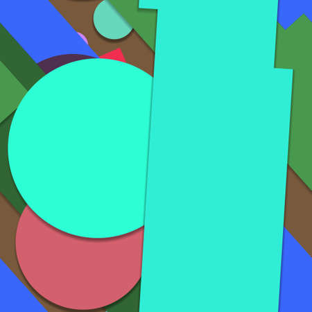 Flat material design - Creative vector trend seamless.のイラスト素材